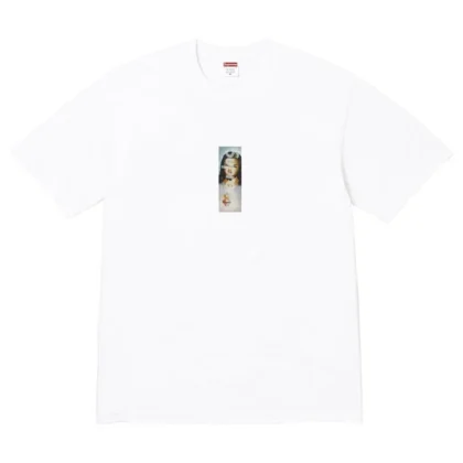 SUPREME Prayer Card Box Logo Tee White